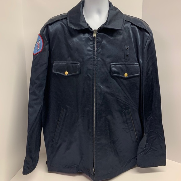 Fechheimer Jacket Navy Blue Chicago Flag Size 46L - Picture 1 of 11